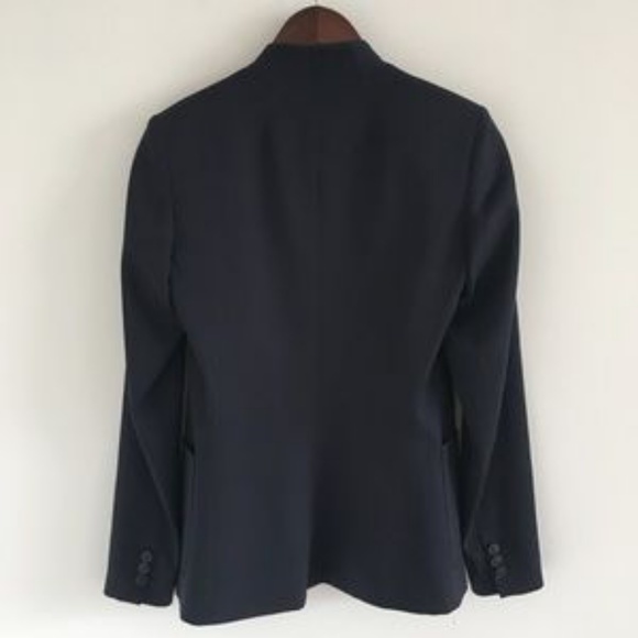 Theory Collarless Wool Jacket - Picture 2 of 6